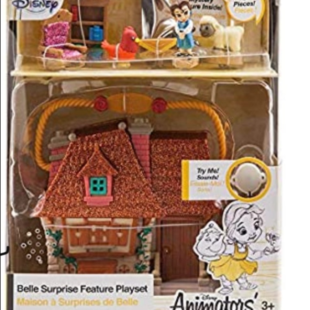 Disney Belle Mini Disney Playset Dollhouse NEW